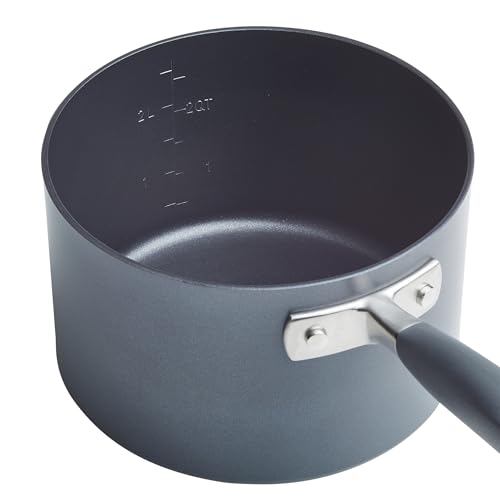 Anolon Advanced Home Hard Anodized Nonstick Cookware/Pots and Pans Set, 9 Piece - Moonstone