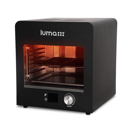 Luma® by Newair Electric Grill for Steaks | 1450°F Infrared Indoor Smoker with Cool-Touch Exterior | Portable Countertop BBQ Grill for Kitchen or Patio