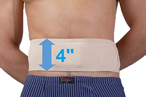 Umbilical Ventral Belt Hernia Reduction Binder With Navel Pad, Abdominal Support for men and women. Hernia support comfort band and bandage. (#7 for Waist Circumference: 49-55 inch(125-140 cm))
