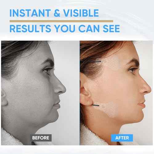 TANGDIAABBCC Face Lifting Tape, 90PCS Face Lift Tape Invisible for Double Chin, V-line Face Lifting & Tightening, Ultra-thin & High Elasticity Face Tape Hiding Facial Wrinkles