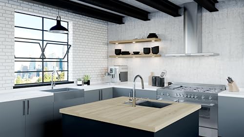 Pfister Stellen Kitchen Faucet with Pull Down Sprayer, Single Handle, High Arc, Polished Chrome Finish, LG529SAC