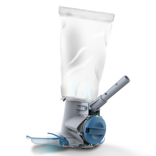 KOKIDO Rechargeable Heavy Duty Pool Leaf Vacuum Cleaner, Commercial Power Suction for Pool Opening, Standard and Fine Filter Bags, for Larger Leaves and Debris, Inground and Above Ground Pools XV910