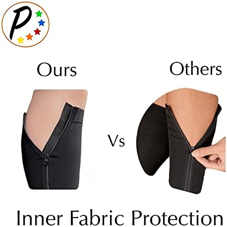 Original Open Toe 20-30 mmHg Firm Compression Circulation Zipper Socks (Black, 2X-Large)