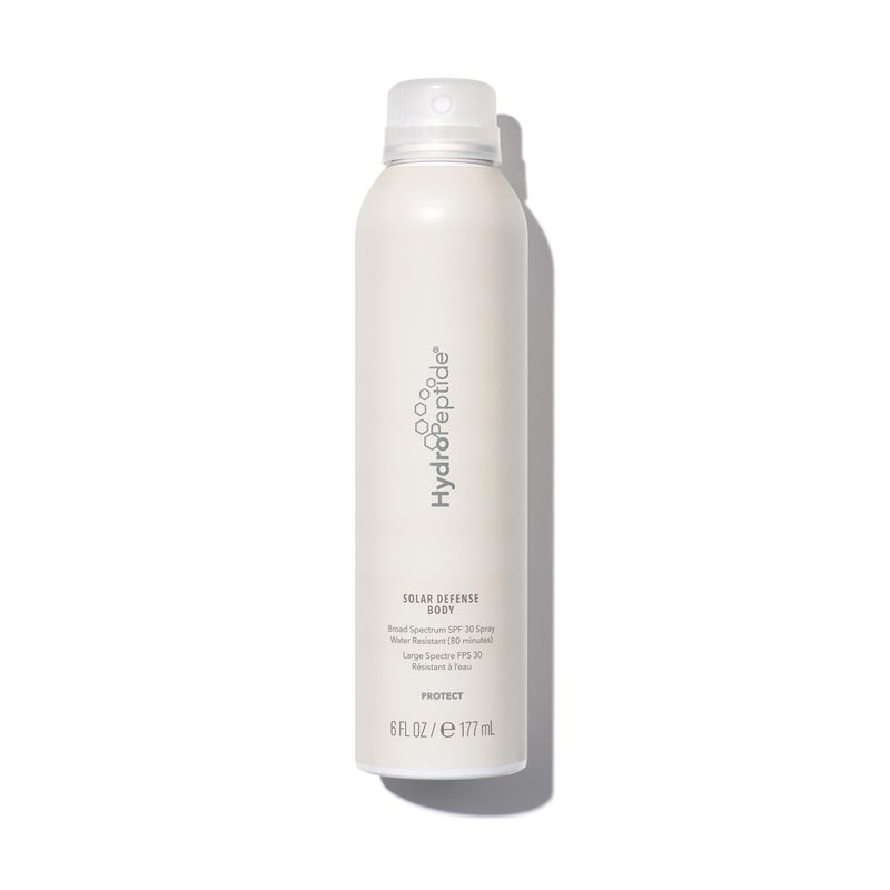 HydroPeptide Solar Defense Body SPF 30, Broad Spectrum, Water Resistant Sunscreen, Hydrates and Soothes, 6 Ounce