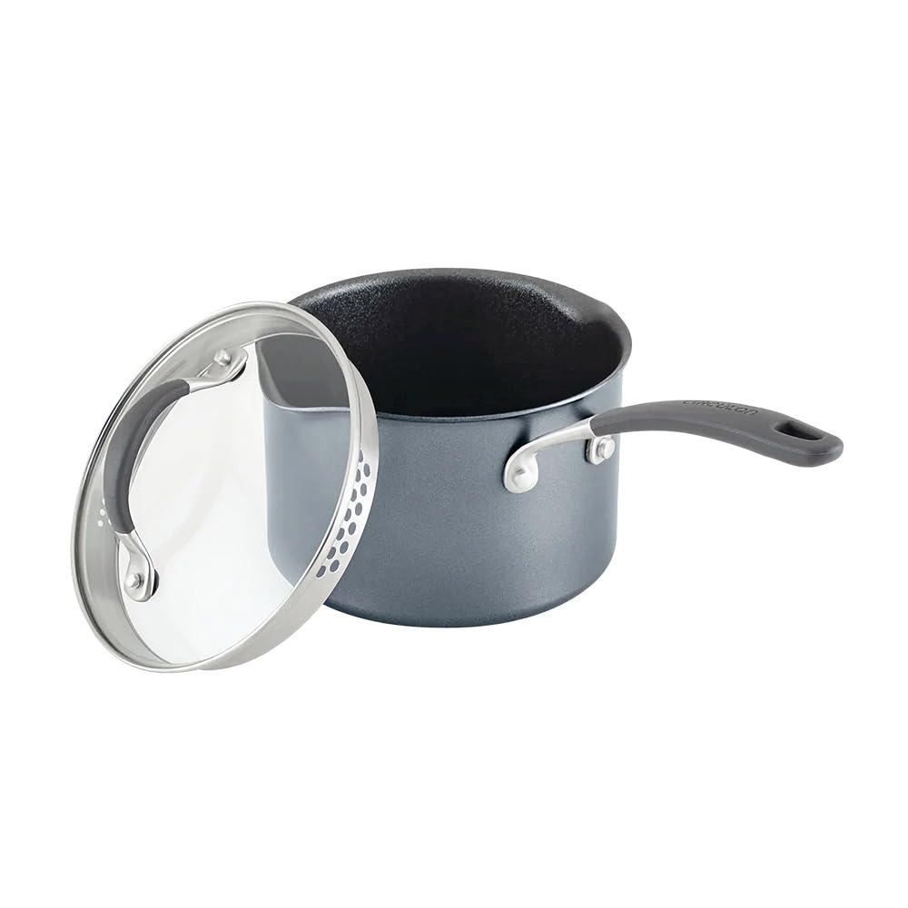 Circulon A1 Series with ScratchDefense Technology Nonstick Induction Cookware/Pots and Pans Set, 9 Piece, Graphite