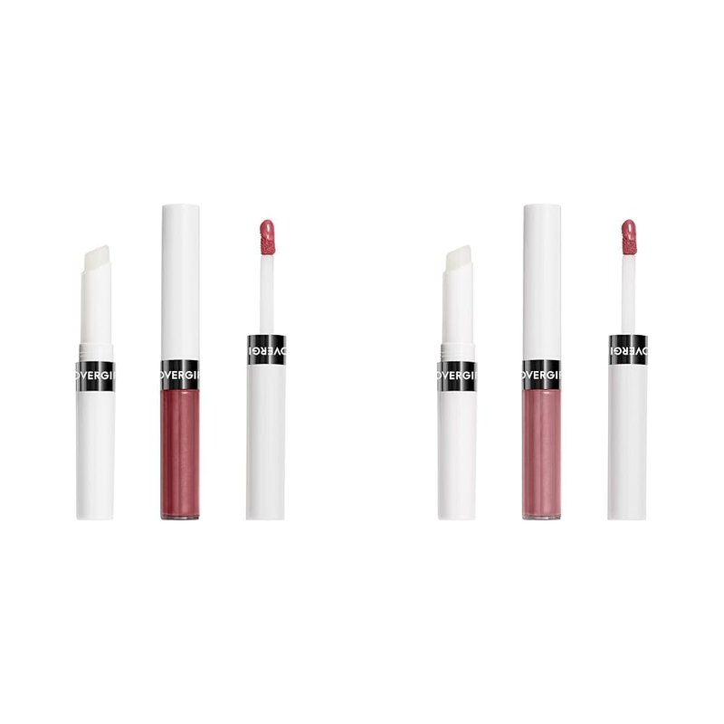 COVERGIRL Outlast All-Day Lip Color with Moisturizing Topcoat, New Neutrals Shade Collection, Good Mauve Pack of 1 and Rosie 0.06 Ounce Pack of 1