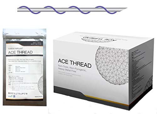 ACE PDO thread lift KOREA face/whole body - Mono Screw Type (100pcs) - 12 sizes (30G25)