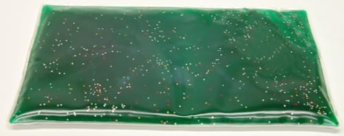 Skil-Care Weighted Rectangular Lap Pad Green Gel, 5lbs - Vinyl Covered, Heat Sealed, Calming Sensory Aid, Wipe Clean, Stimulates User, 914506