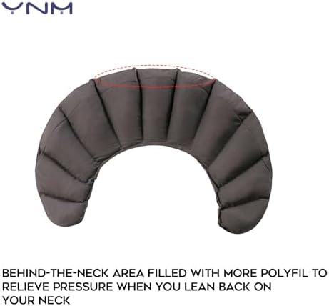 YnM Weighted Shoulder Wrap for Pain Relief and Relaxation, Large Weighted Wrap Filled with Glass Beads, Cooling Rayon & Cozy Velvet Dual-Sided Removable Cover Included, 3lb