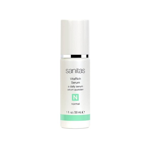 Sanitas Skincare VitaRich Serum, Hydrating, Reparative Serum, Multivitamin Blend, Vegan Squalane, 1 Ounce