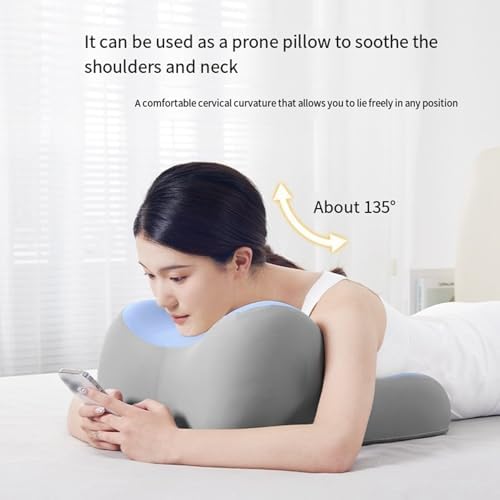 Couples Butt Cushion Pillow for Intimacy, Low-Profile Ergonomic Memory Foam Pillow for Bed, Home Pillows for Sitting and Lying, Recovers After Impact, Provides Intimacy Support (Pink)