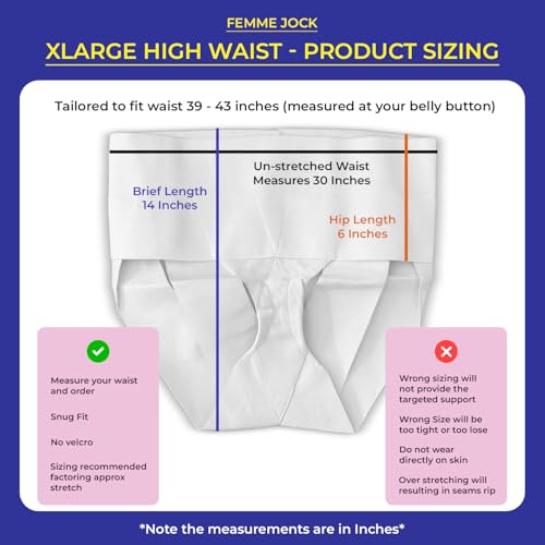 Pelvic Orthotic Support Belt - Uterus Support Girdle for Women’s Prolapsed or Dropped Bladder | Vulvar Varicosities | Postpartum Recovery | Symphysis Pubis | Dysfunction Pain - High Waist
