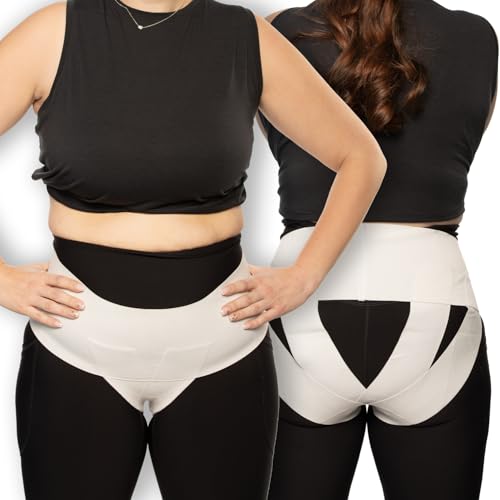 Pelvic Orthotic Support Belt - Uterus Support Girdle for Women’s Prolapsed or Dropped Bladder | Vulvar Varicosities | Postpartum Recovery | Symphysis Pubis | Dysfunction Pain - High Waist