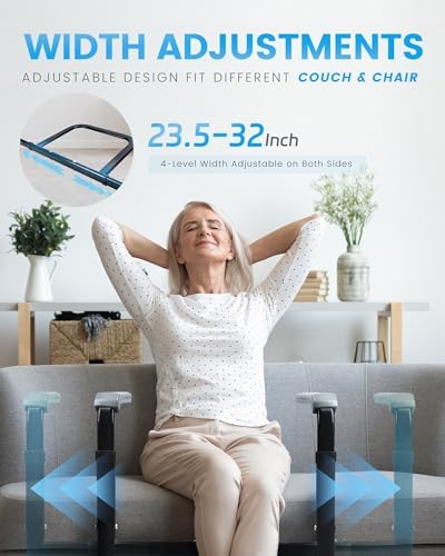 Sangohe Mobility Standing Aid Rail for Couch, Grab Bar Standing Aid for Seniors, Stand Assist for Chair, Assistance Handle for Patients, Elderly, Seniors and Disabled, Chair Couch Stand Assist, 504J