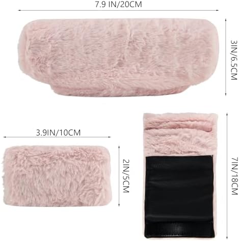 4-Pack Premium Fluffy Crutches Padding, Ultra-Soft Breathable Crutch Pads for Armpits and Hand Grips, Machine Washable Crutch Cushions, Comfort Fit for Adults and Youth (Pink)