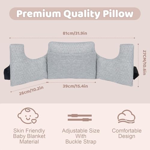 Hysterectomy Recovery Pillow, Post-Surgery Cushion for Abdomen C-Section Tummy Tuck Lumpectomy Myomectomy Patients Must Haves Abdominal Pillow with Pocket