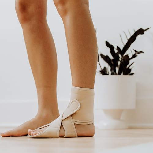 AFO Foot Drop Brace - Drop Foot Brace for Walking- AFO - Unisex (Left- One Size)