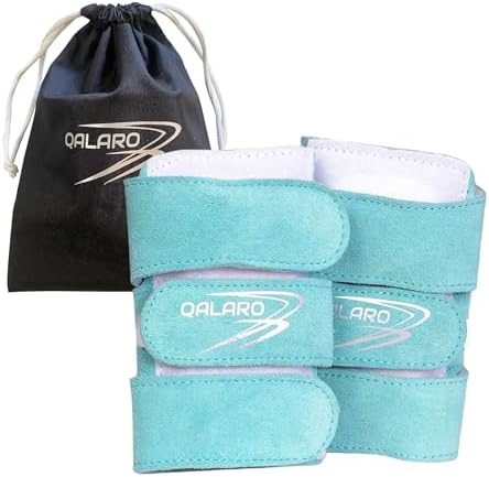 Suede Wrist Supports (Pair) with Bag | Gymnastics, Acrobatics, Cheer Adjustable Wrist Guards | Wrist Injury Prevention | Wrist Support Brace Hand Wraps