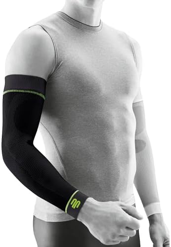Bauerfeind Sports Compression Arm Sleeves - Gradient Compression Improves Oxygen/Blood Circulation - 1 Pair