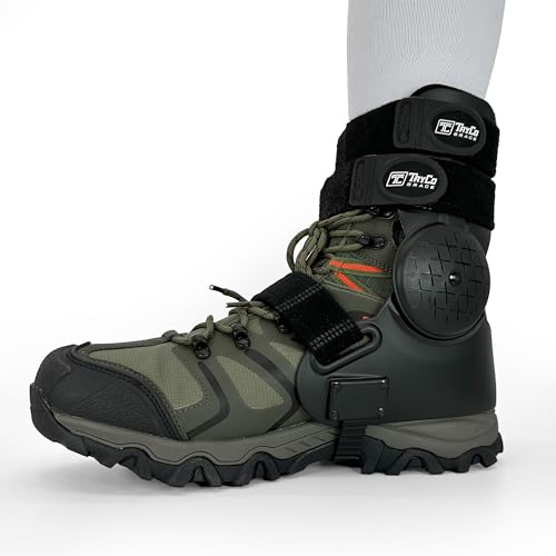 Over-the-Shoe AthleticX Ankle Support Brace for Football, Lacrosse, Hiking, Pickleball, Walking - Accelerate Return to Play & Sports, Unisex (Medium, Right)