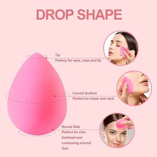 Stocking Stuffers for Women Teen Girls - Christmas Gifts 13 Pcs Makeup Brushes Set, Premium Kit with Foundation Concealer Makeup Blush Sponge, Professional Beauty Accessories for Women Sister Birthday