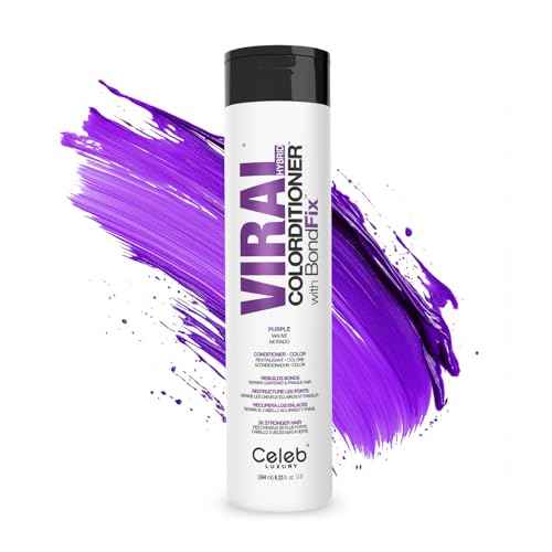 Celeb Luxury Color Depositing Conditioner - Color Refresher with Bondfix Bond Rebuilder, Viral and Gem Lites, Pairs with Colorwash