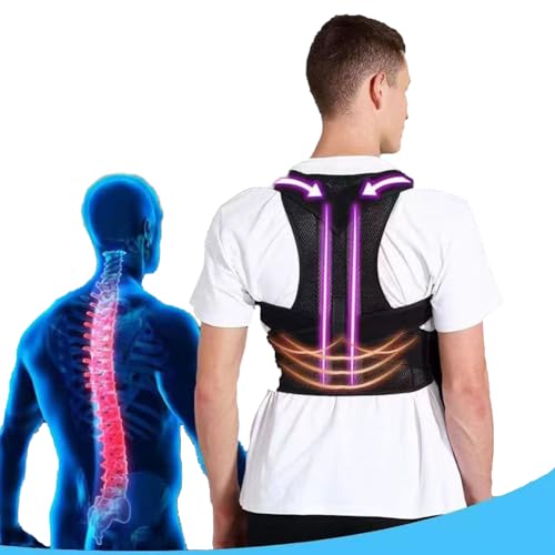 Posture Corrector for Women and Men,Preventing Hunchback Upper Back Brace, Adjustable Back Straightener for Providing Pain Relief From Neck,Shoulder Posture Brace (XX-Large)