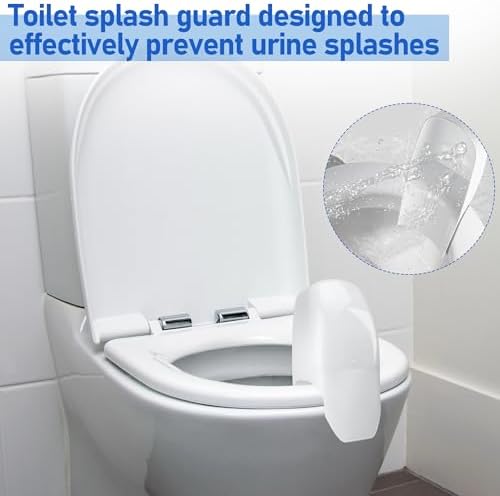 Toilet Splash Guard for Directs Urine Home Care Disability Elevated Training,Portable Restroom Pee Guard for Prevents Kids and Adult from Peeing Splash,Fits Most Toilet Seats