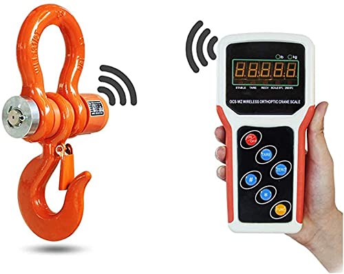 5T Wireless Crane Scale Heavy Duty Digital Hanging Scale 11000lb / 5000kg with Remote Control