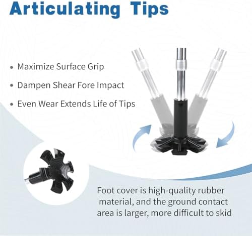 2 Pcs Forearm Crutches for Adults Foldable Knee Patients Mobility aids for Childre and Seniors for with Leg Injury Adjustable Travel Lightweight Walking Stick