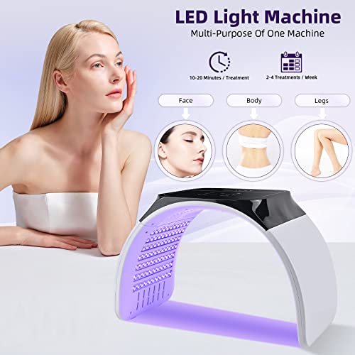 LED Face Mask Light 7 in 1 Color SPA Facial Equipment LED Light Facial Body Beauty Machine for Skin Care at Home