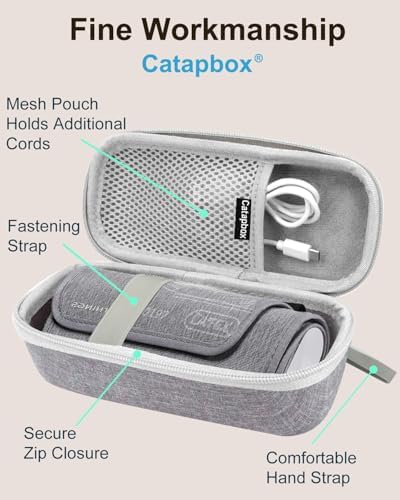 Hard Carrying Case for Withings BPM Connect Blood Pressure Monitor, Travel Storage Case for Withings BPM Connect BP Monitor, Case Only (Grey)