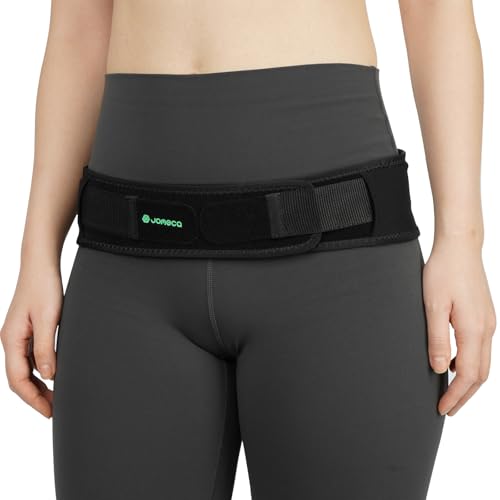 Sacroiliac SI Joint Hip Belt for Women and Men - Adjustable Compression Pelvic Belt Support Hip Brace for SI Joint Dysfunction, Sciatica (XLarge)