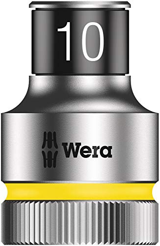 WERA 05004090001 8006 SC 1 Zyklop Hybrid Ratchet Set, 1/2" Drive, Metric, 13 Pieces