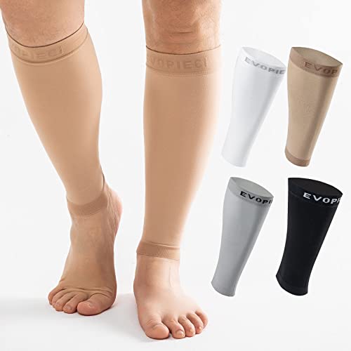 15-20mmHg 21 Pair Men and Women Wide Calf Sleeve Brace Compression Socks for Leg Support, Pain Relief