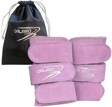 Suede Wrist Supports (Pair) with Bag | Gymnastics, Acrobatics, Cheer Adjustable Wrist Guards | Wrist Injury Prevention | Wrist Support Brace Hand Wraps