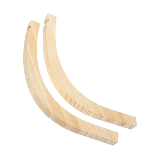 Abaodam 2pcs Indoor Outdoor Plant Hangers Wall Hooks Solid Wooden Hooks for Hanging Plants Decorative for Garden Patio