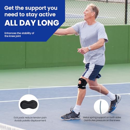 Galvaran Patellar Knee Brace Support Strap Knee Pain Relief Adjustable Knee Strap for Tendonitis, Arthritis, Jumpers, Tennis Running Injury Recovery (Small)