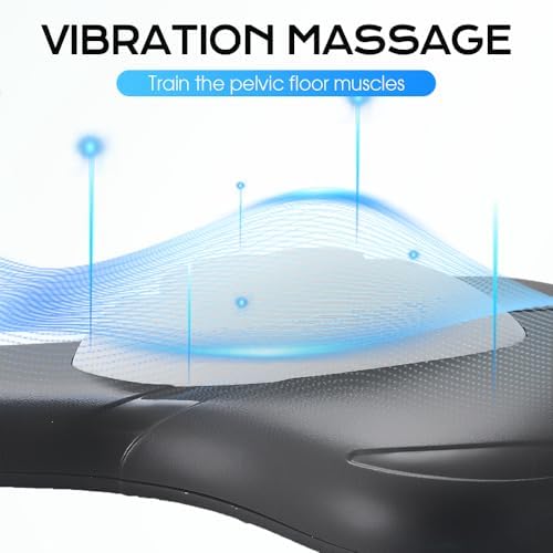 Pelvic Floor Trainer for Women, Pelvic Floor Muscle Trainer, Cushion Type Kegel Trainer, Pelvic Floor Exercise for Women and Men, Intelligent Remote Control Exerciser (Blue)