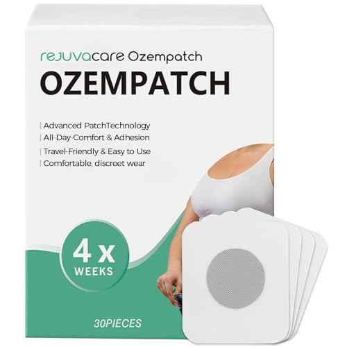 New Rejuvacare Ozem Patch Patch, 1 Month Supply, Easy Daily Application, Natural Ingredients Patchs for Body, Works All Over The Body Around The Clock, Comfortable & Discreet Support