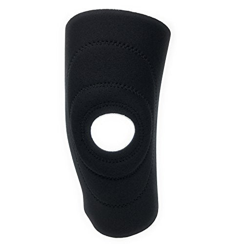 OTC Knee Support, Encircling Stabilizer Pad, Neoprene, Black, 3X-Large