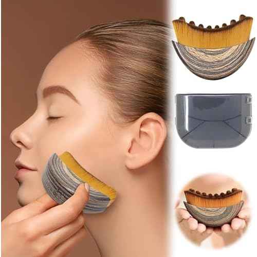 New Lymphatic Contour Face Brush, Lymphatic Drainage Massager for Face,Ergonomically Designed to Fit The Skin Precisely and Relieve Fatigue