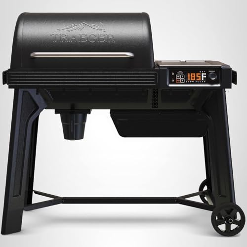 Traeger Grills Woodridge Electric Wood Pellet Grill and Smoker, Wi-Fi Temperature Control up to 500 Degrees, 860 Sq. In. Cooking Capacity, 6-in-1 for Outdoor Grilling, Smoking, and BBQ, TFB86MLH