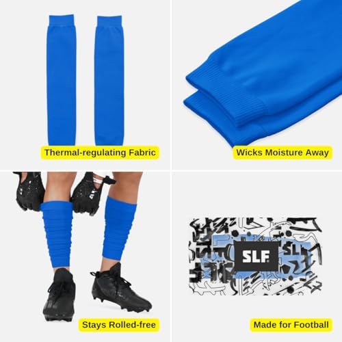 SLEEFS Football Leg Sleeves [1 Pair] - For Adult & Youth - Calf Compression Sleeves for Men and Boys