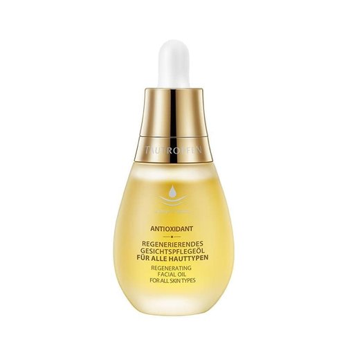 Tautropfen natural cosmetics regenerating facial care oil (35 ml), light texture, quickly absorbed, with coenzyme Q10 & amaranth oil, anti-aging facial oil for all skin types