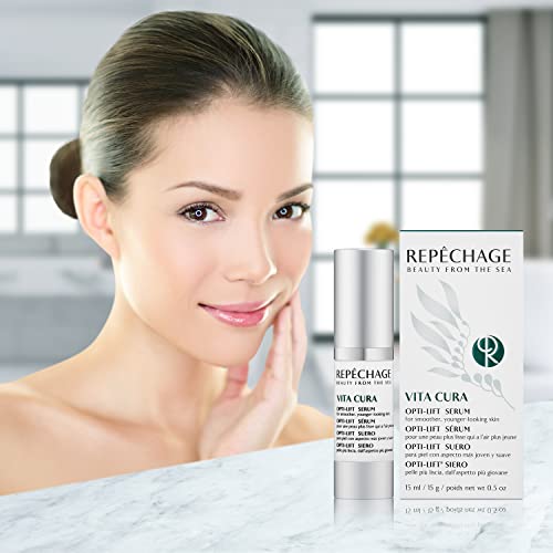 Repechage Vita Cura Opti-Lift Serum ? Lightweight, Smoothing Serum for Eyes & Targeted Areas, Helps Lift & Refine Skin Texture ? for Puffiness, Fine Lines & Under-Eye Shadows (15 mL / 0.5 fl oz)