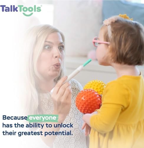 TalkTools Sensi Oral Sensory Therapy Tool with Soft Sensi Jaw Tips (Grey, 7 Tips Set - Grey)