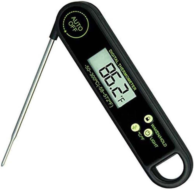 GIENEX Meat Thermometer, Food and Candy Thermometer Instant Read, Digital Thermometer for Kitchen Cooking Food Candy Oil Deep Fry Outdoor BBQ Grill Smoker, Ultra Fast and Waterproof