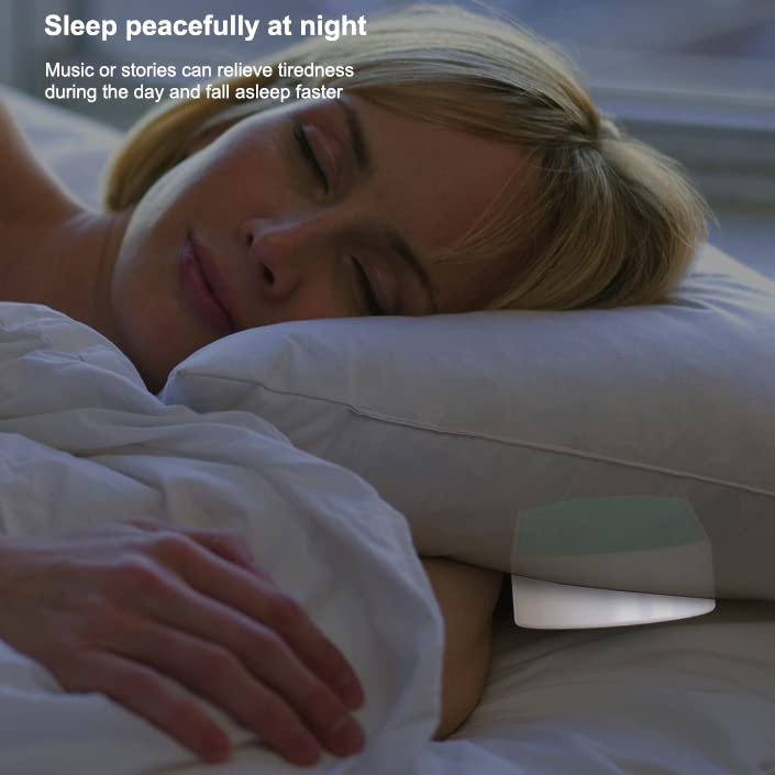 GNMDNR Pillow Speaker-Bluetooth Sleep Aid with 3D Surround Sound&White Noise for Enhanced Sleep Experience-Ideal for Relaxation and Restful Nights