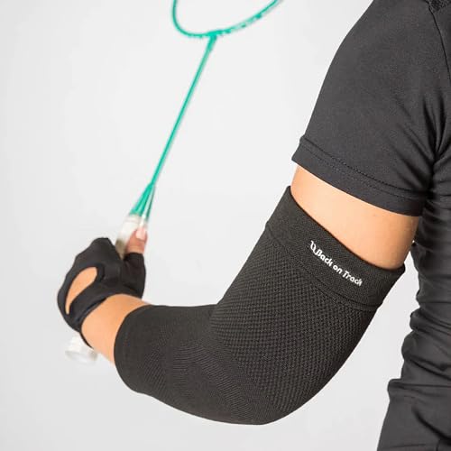 Back on Track Physio Elbow Brace 4-Way Stretch 1207 with Welltex Technology, Black